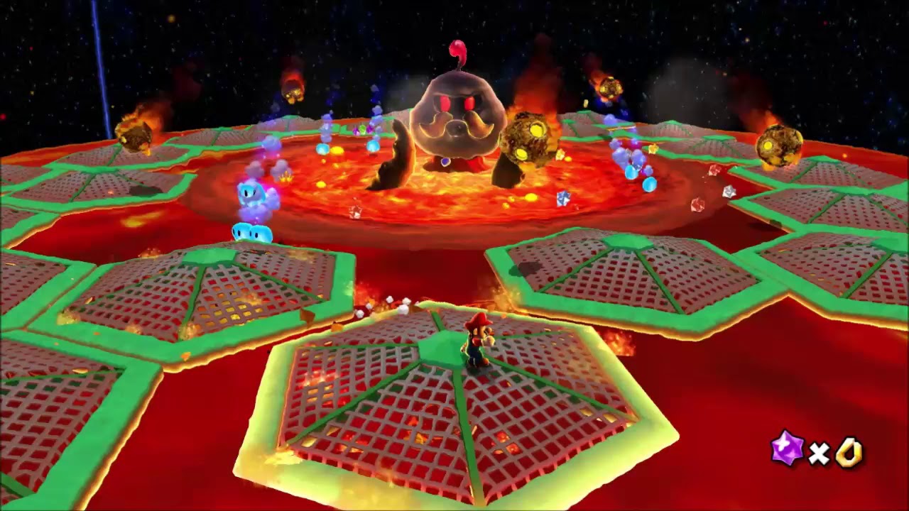 Super Mario Galaxy HD Boss 17 - King Kaliente