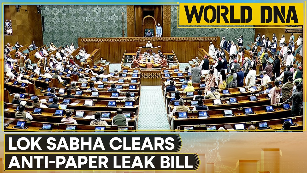 Lok Sabha Clears Anti-Paper Leak Bill After Heated Debate | WION World DNA