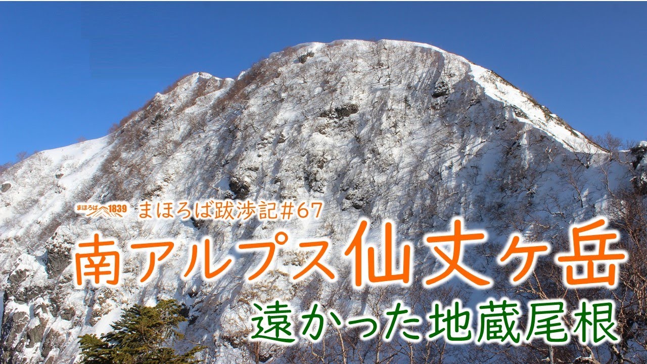 まほろば跋渉記#67　南アルプス仙丈ヶ岳　遠かった地蔵尾根