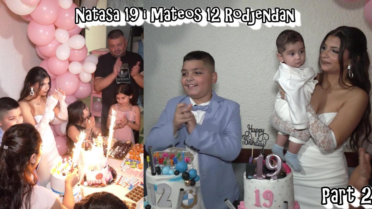 Natasa 19 i Mateos 12 Rodjendan 18.10.25 2 deo Strazbourg Studio Icko 4k