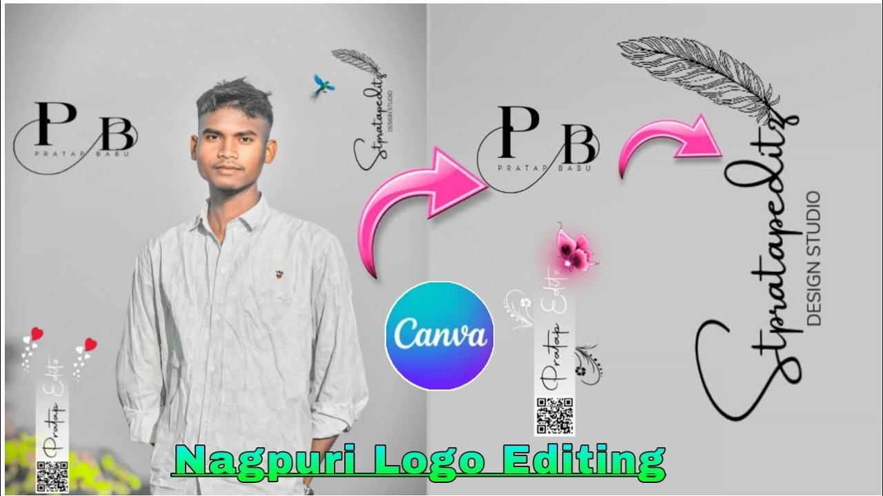 Nagpuri Signature Style Logo kaise Banaye 2025 ll Tranding Lightroom Preset editing logo ll #canva 😱