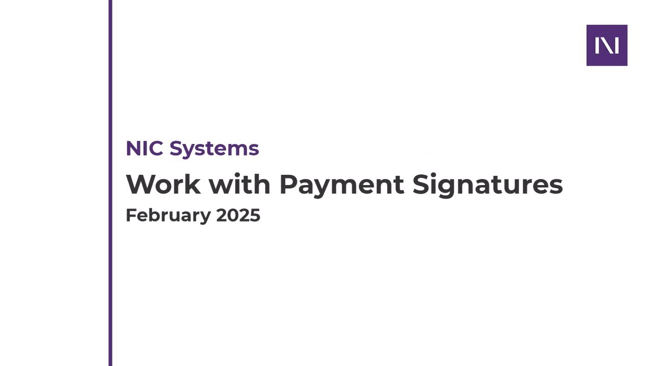 Payment Signatures