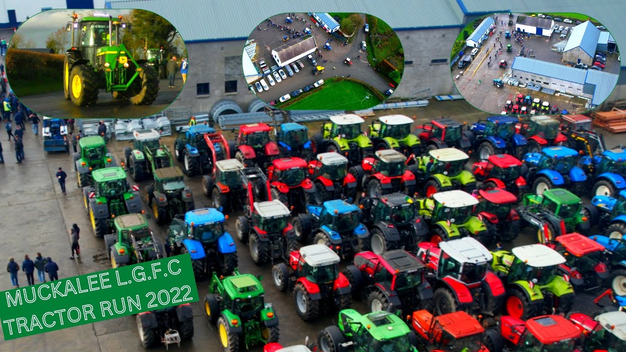 Muckalee Ladies Gaelic Football Club Tractor Run 2022 | 4K
