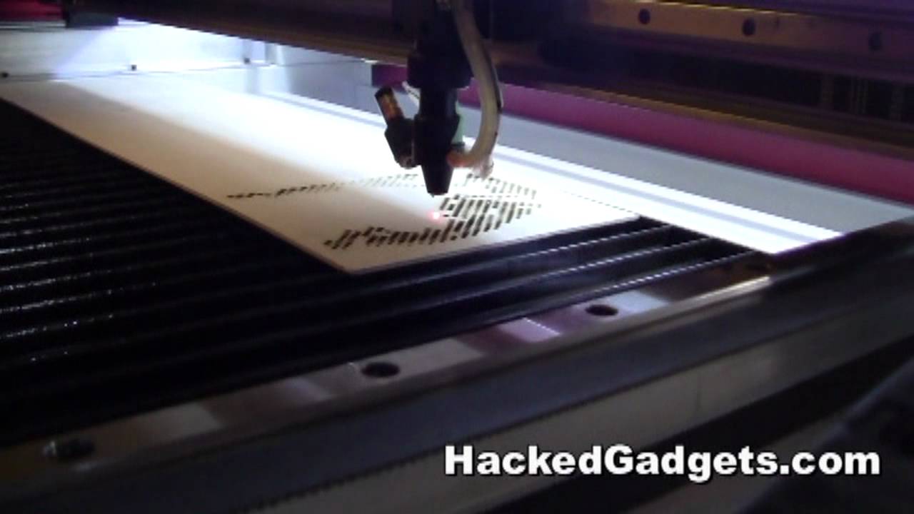 Laser Cut Halftone Image