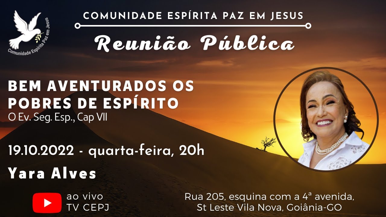BEM AVENTURADOS OS POBRES DE ESPÍRITO - Yara Alves