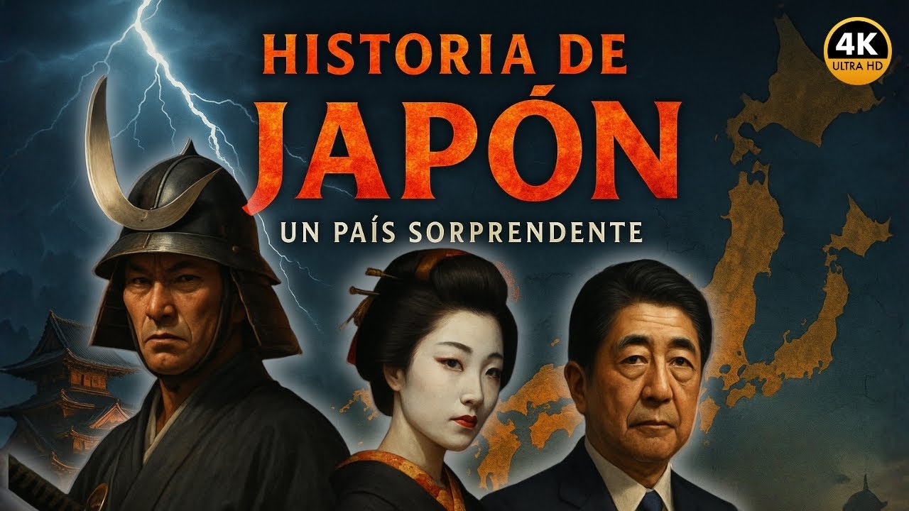 TODA La Historia de JAP&Oacute;N Explicada al COMPLETO | Aprende mientras Duermes | Documental Historia
