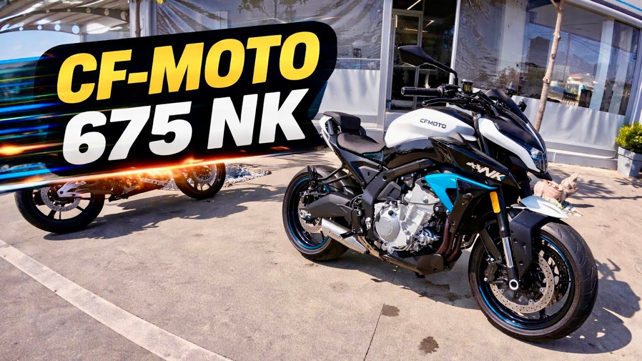 CF Moto 675 NK ( Wheelies, Sound ) Enjoy 25 min Video ! [4K] 