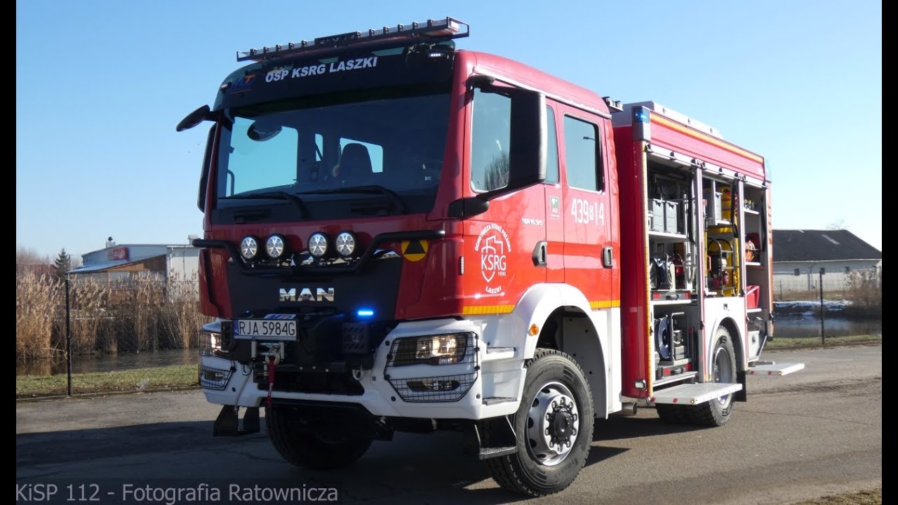 NAJNOWSZY GCBA 4,5/30 MAN TGM 18.320/MotoTruck z OSP KSRG Laszki!