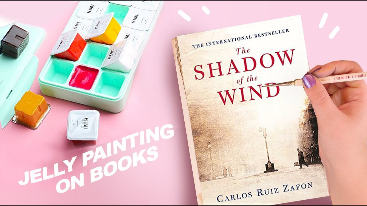 PAINTING ON BOOKS. Giving a new life to a book. The Shadow of the Wind.
