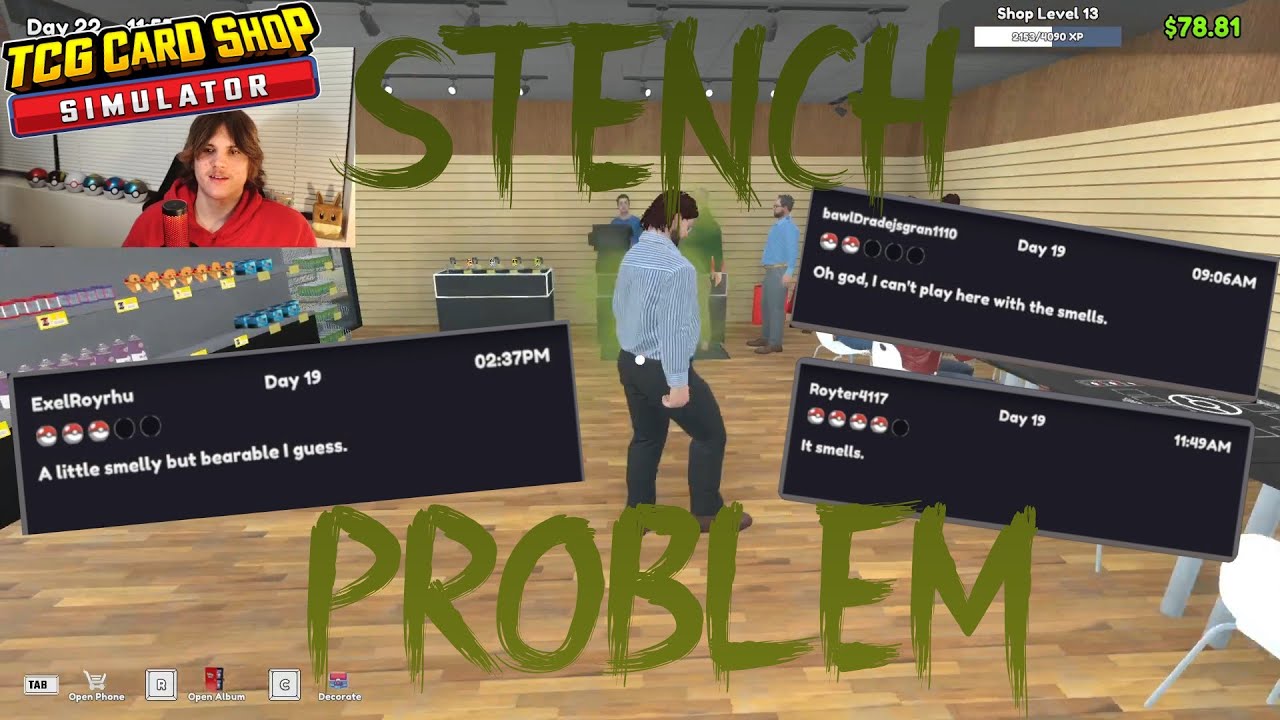 STENCH PROBLEM!  |TCG Card Shop|