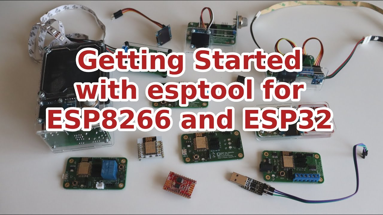 Getting started with esptool for ESP8266 & ESP32