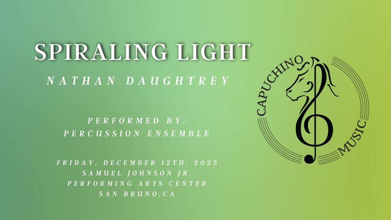 Spiraling Light by Nathan Daughtrey - CHS Percussion Ensemble - 12/12/2025