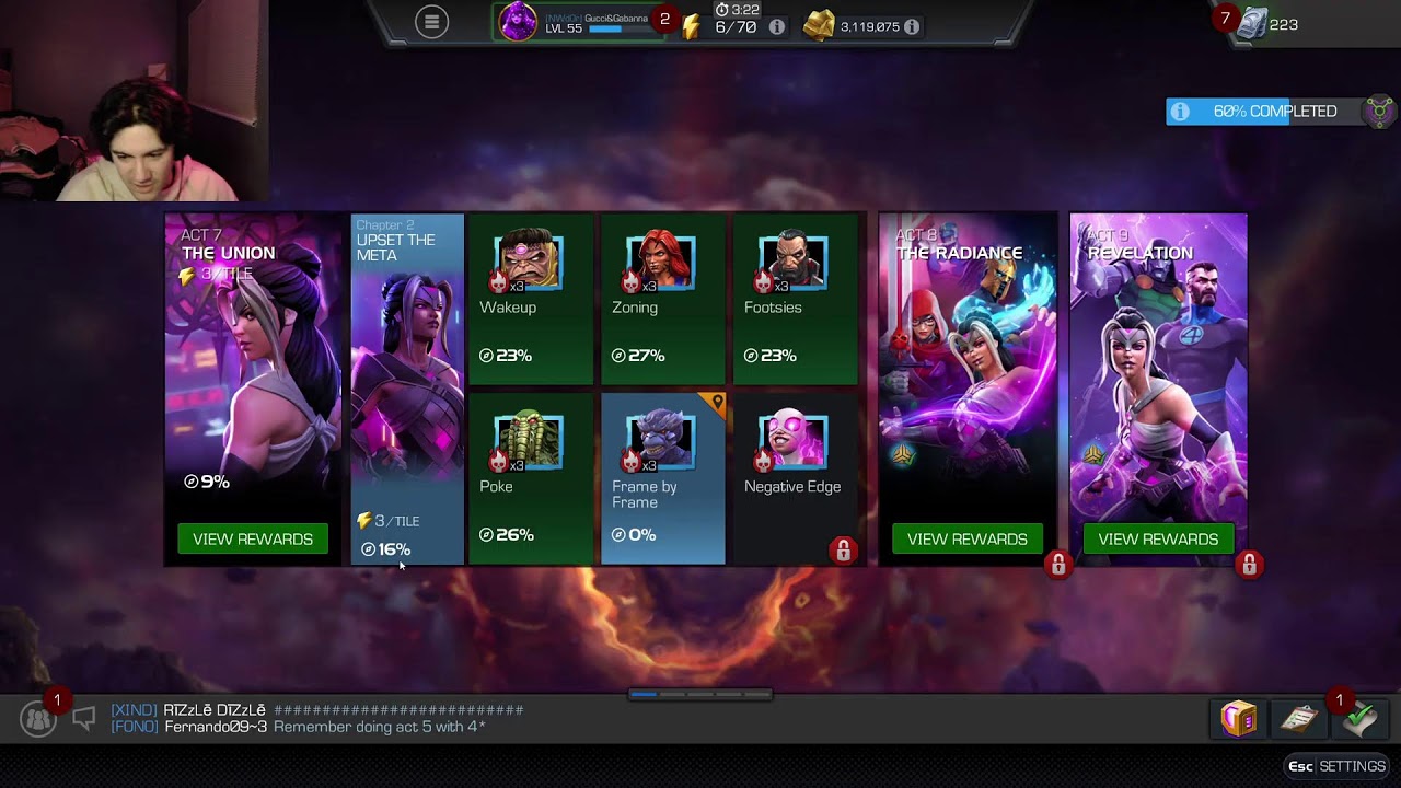 LIVE - MARVEL CONTEST OF CHAMPIONS - LAST STREAM BEFORE THE BIG MOVE