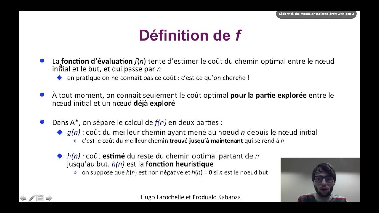 Intelligence Artificielle [2.3] : Recherche heuristique - A*
