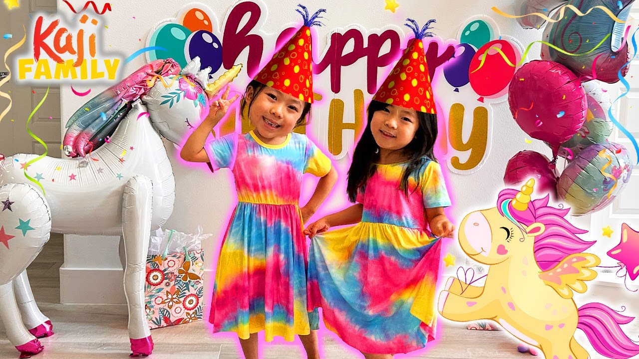 Twins Birthday! Emma and Kate Turn 7 YEARS OLD!