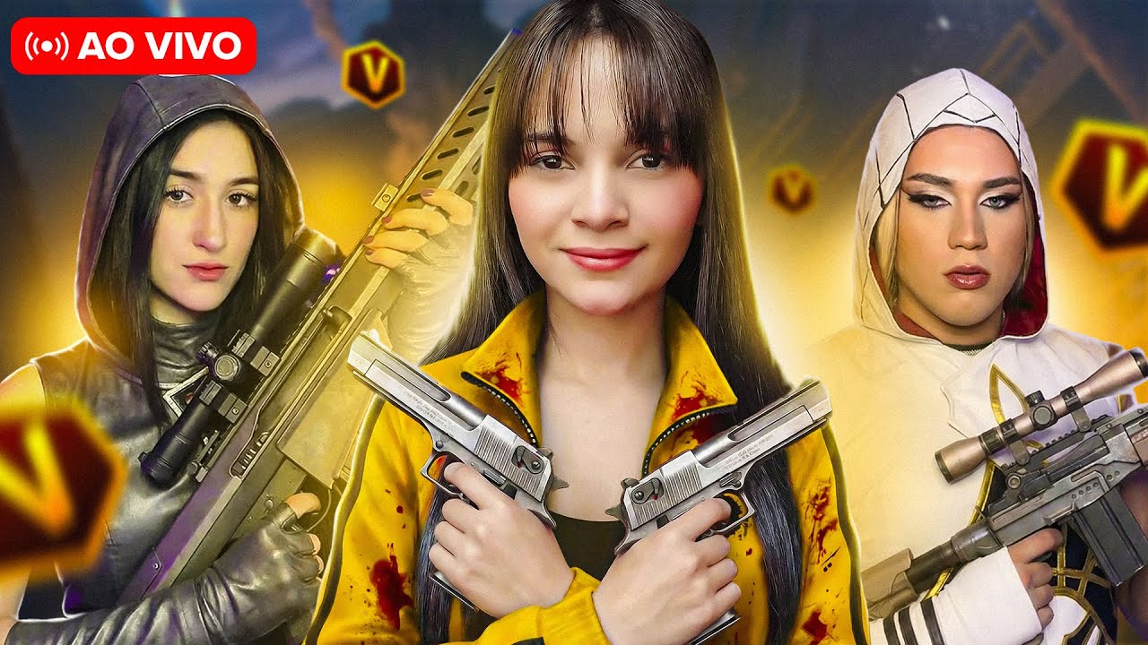 FREE FIRE AO VIVO💗HOJE É COM ELAS @nytrixlives @MarcellaFF 💗DANNY GAMER AO VIVO💗FF MOBILE