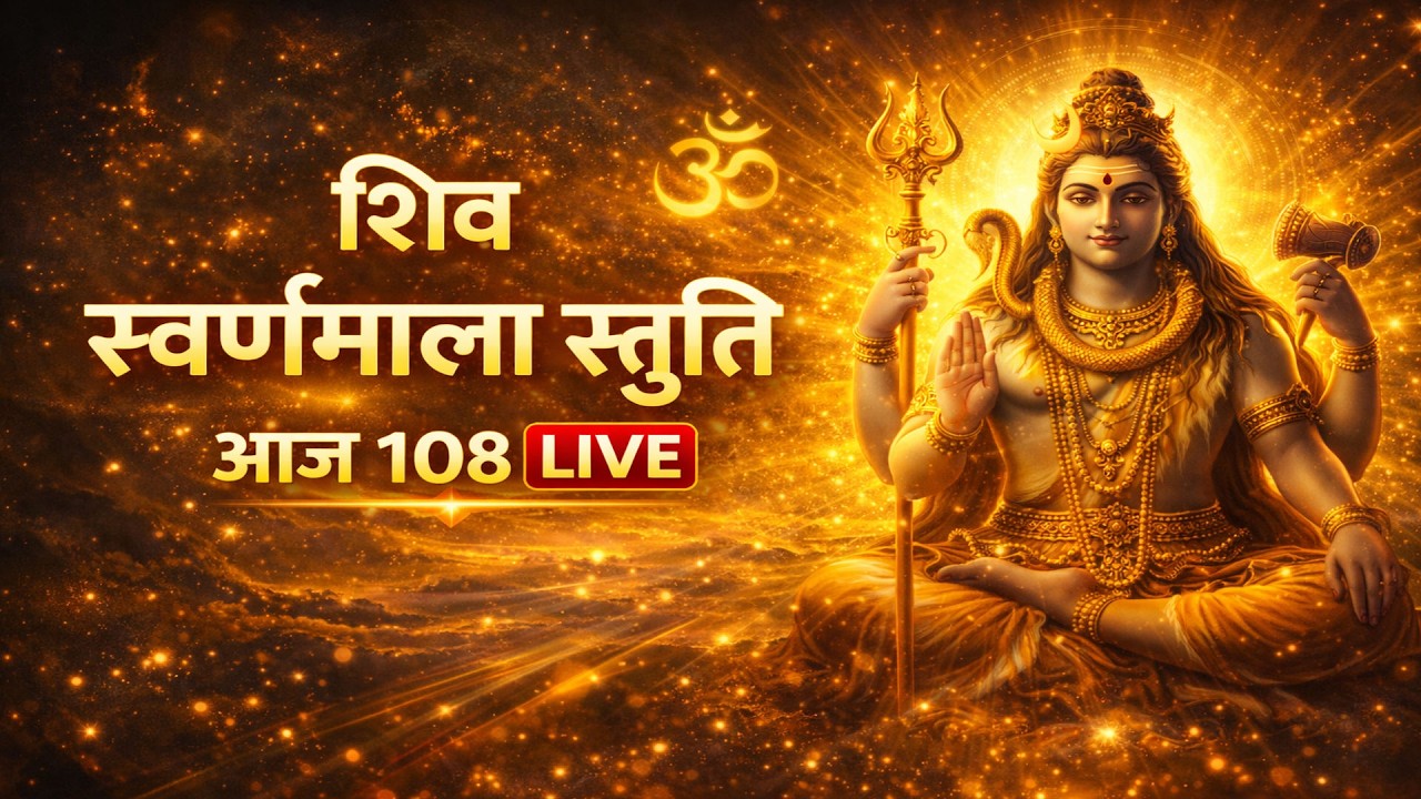 🔱 महाशक्तिशाली शिव स्वर्णमाला स्तुति LIVE | हर कष्ट दूर, मनोकामना पूर्ण करें | Shiv Stuti