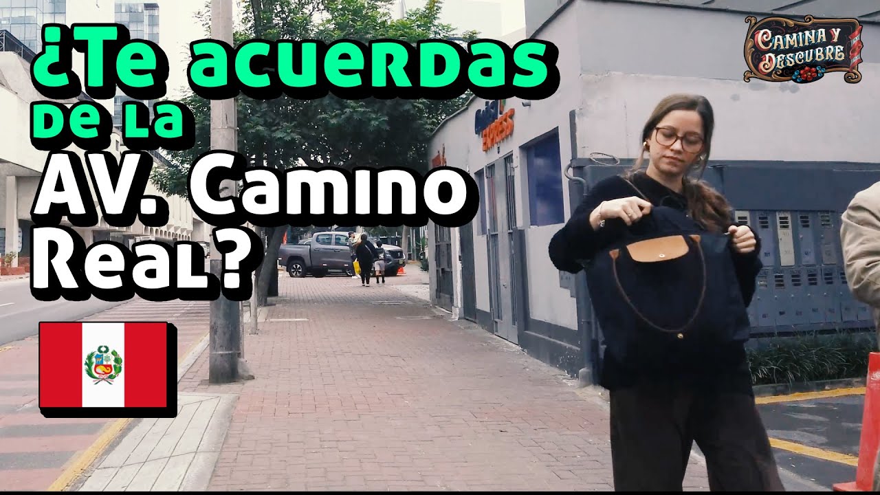 Asi Luce la Av. Camino Real en 2025, Walking tou SAN ISIDRO LIMA PERU 4K