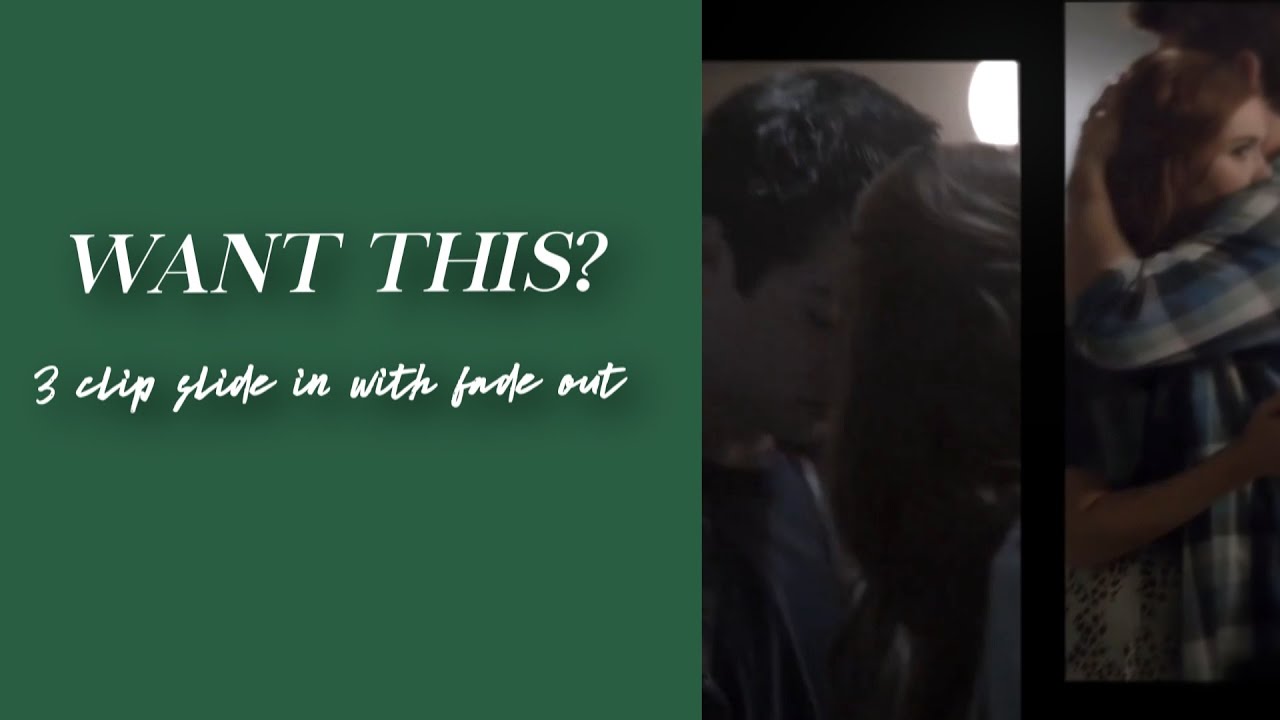 3 clip slide in with fade out [ae inspired] | Sony vegas tutorial