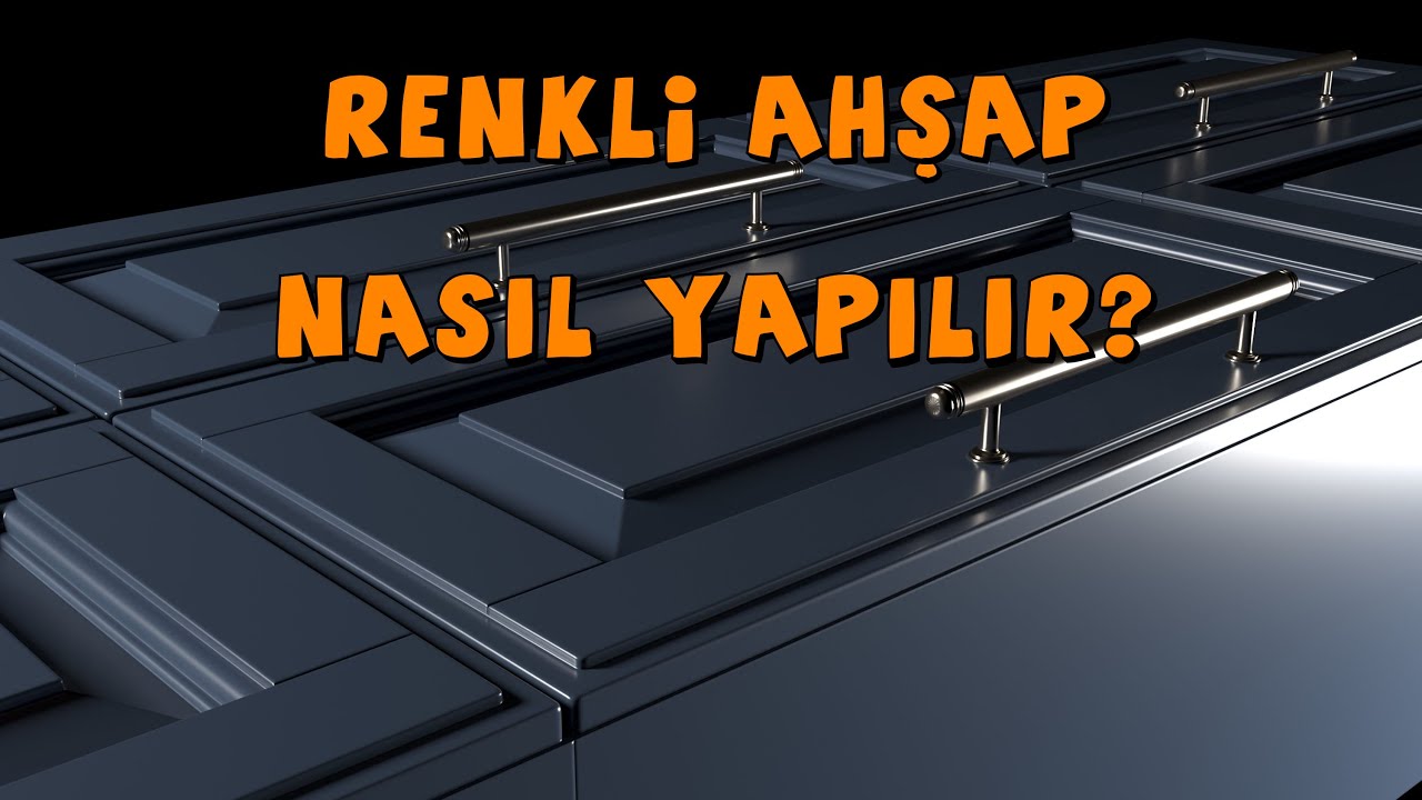 3Ds Max Renkli Ahşap Nasıl Yapılır? (3ds Max Wood Material)
