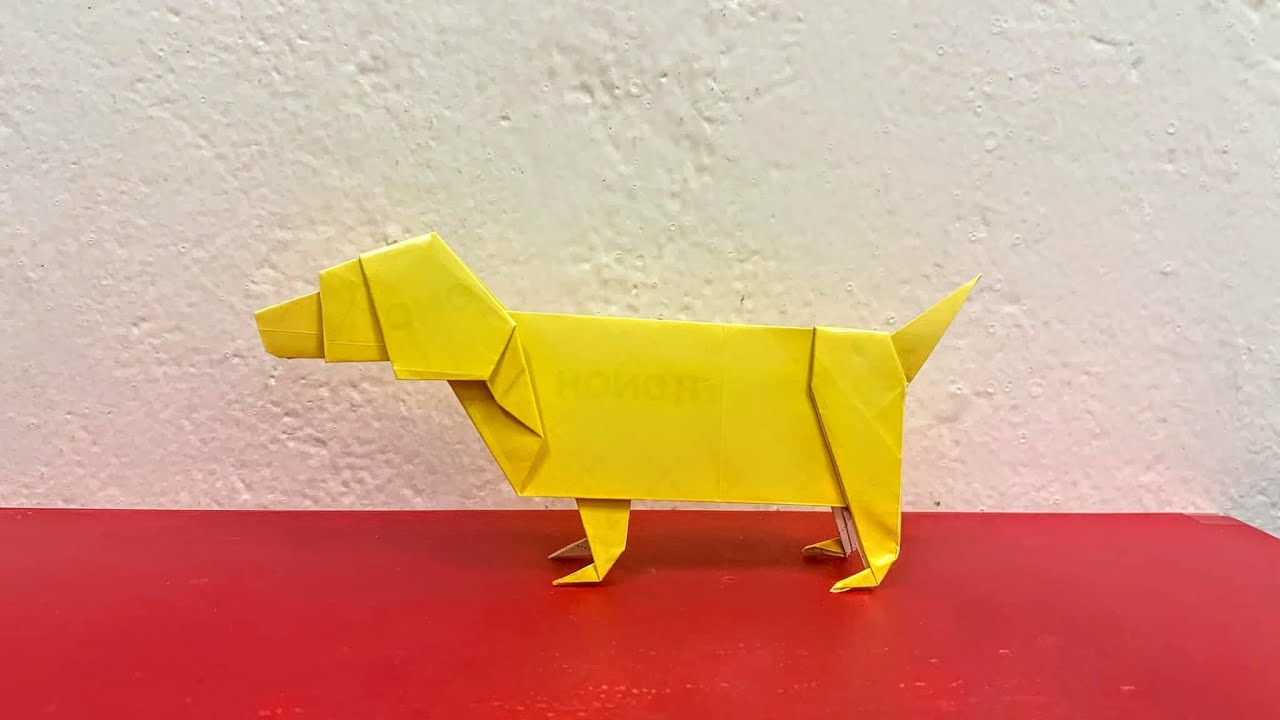 Origami Basset Hound Dog | How to make Basset Hound Dog | Easy Origami