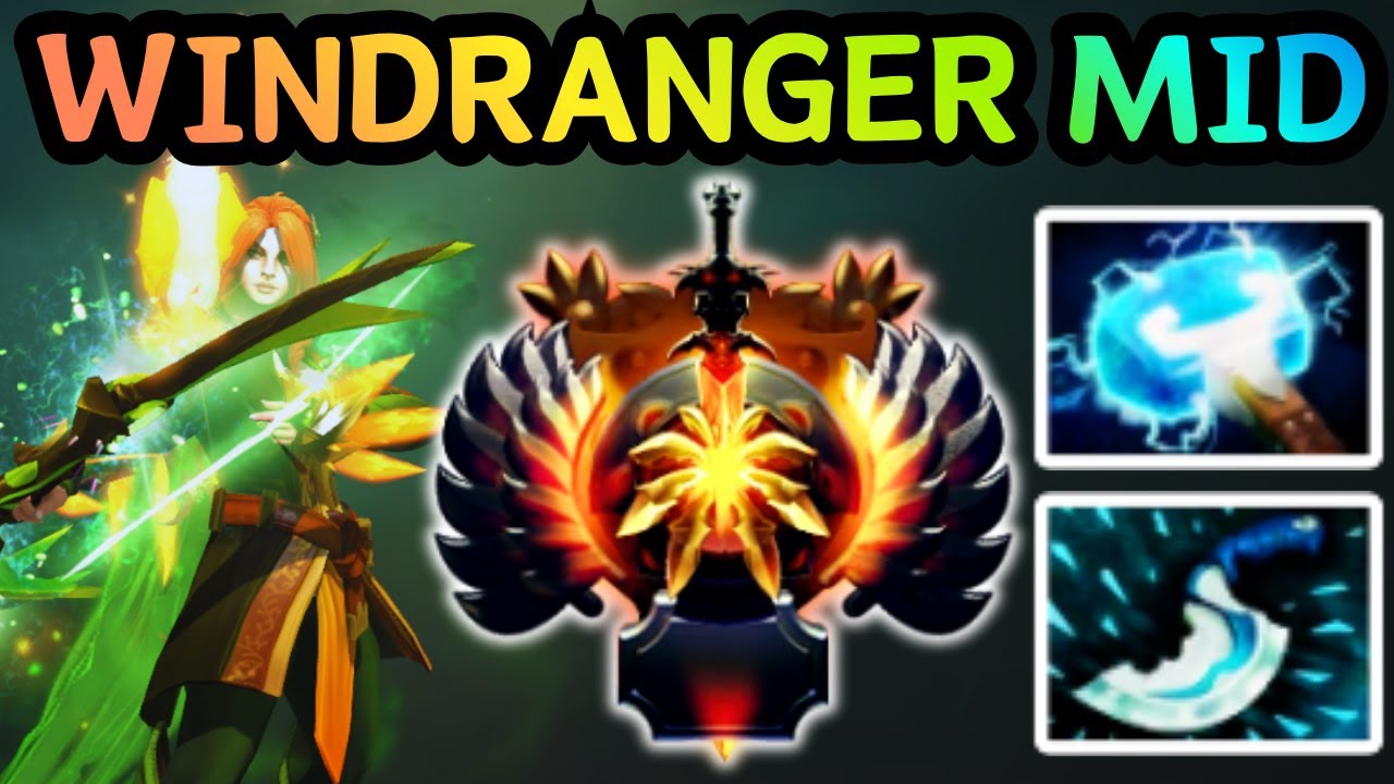 🔥 WINDRANGER MID &mdash; 25 KILLS !!!! TOO MUCH DAMAGE, TOO MUCH DODGE ⚡ | DOTA 2 GAMEPLAY 🔥
