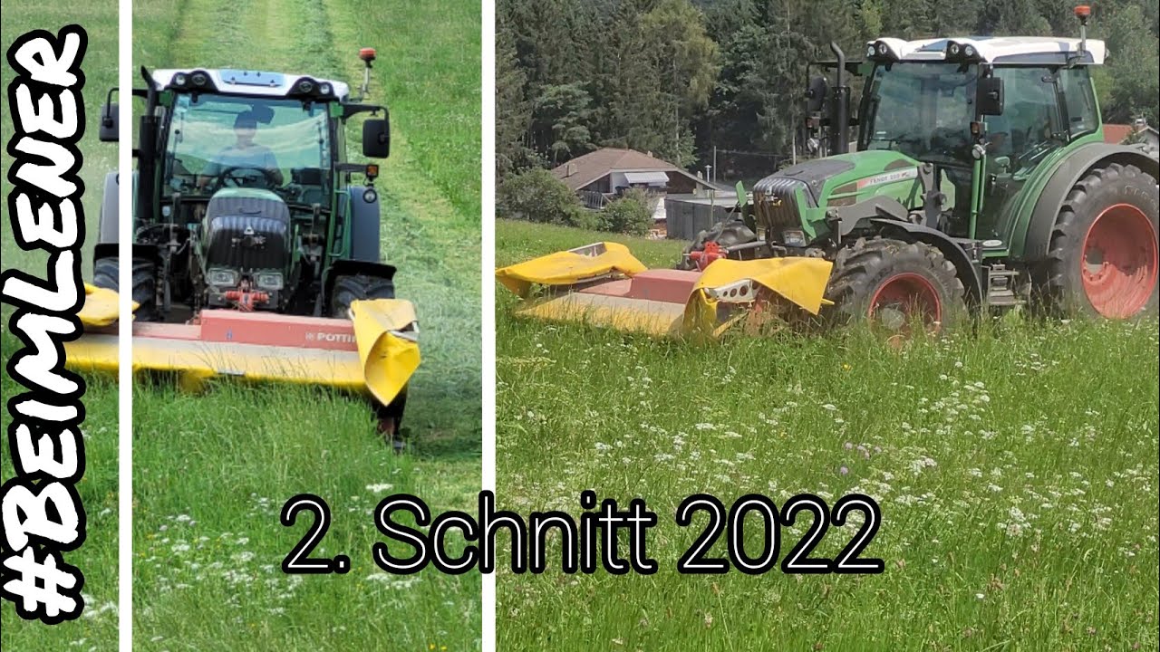2. Schnitt 2022: Mähen mit Pöttinger NovaAlpin und Fendt 209 Vario #BeimLener #fendt #pöttinger