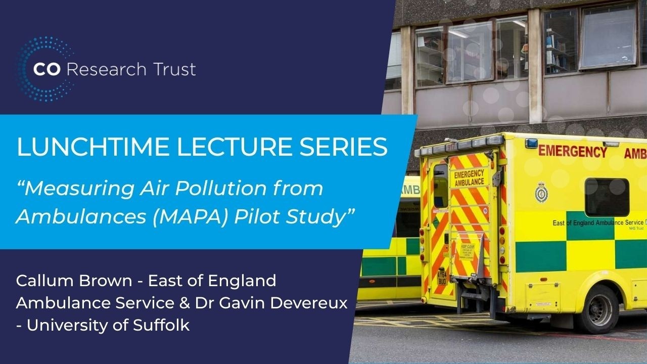 February Lecture: “Measuring Air Pollution from Ambulances (MAPA) Pilot Study Findings”