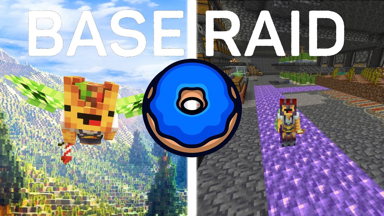 Base Raid Donut Smp 80+ Spawners!
