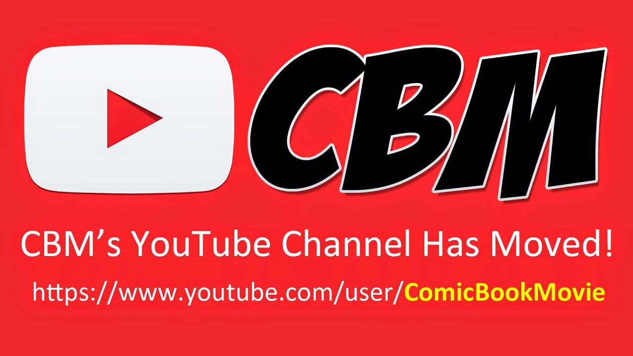CBM's YouTube Channel Has Moved!!!
