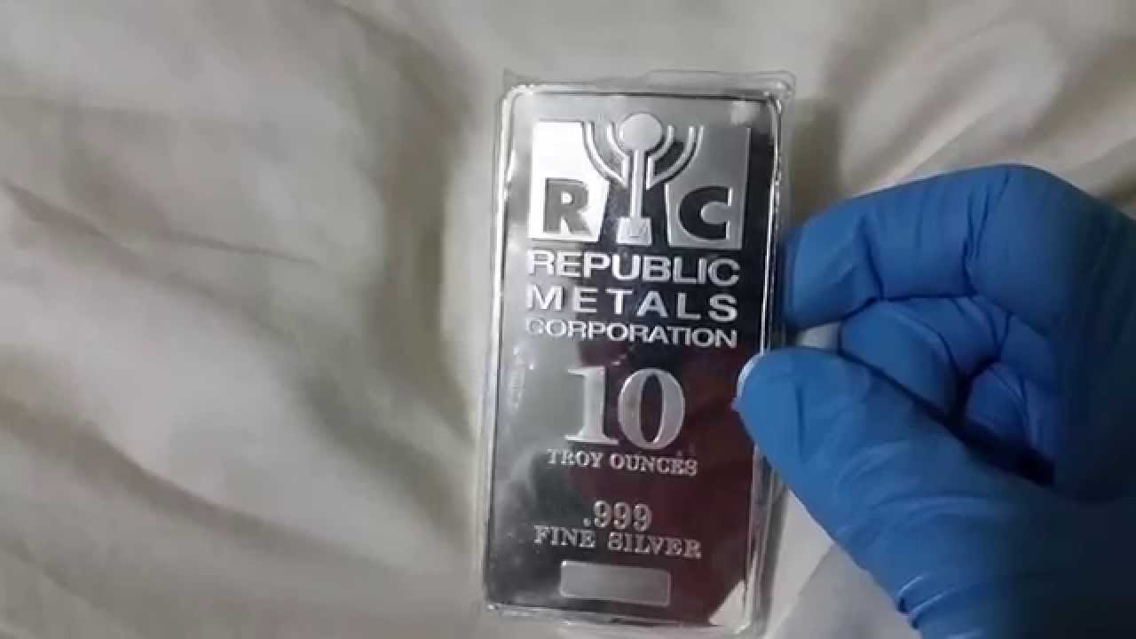 1st Look: Republic Metals Corporation (RMC) 10 oz Silver Bar