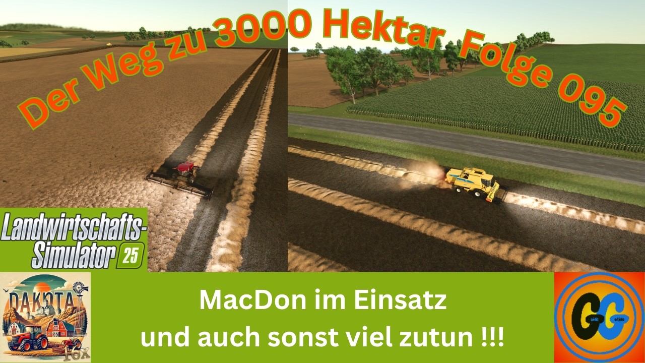 LS25 Dakota 16x MacDon im Einsatz und auch sonst viel zutun !!! 095