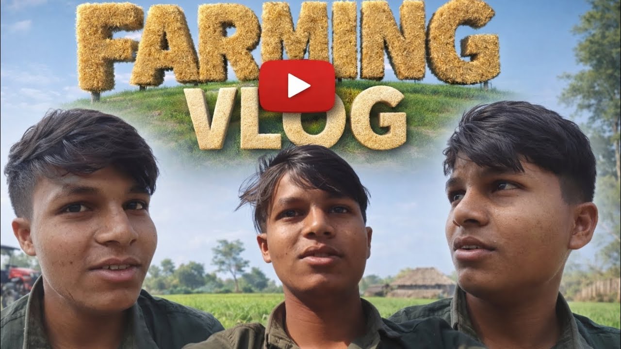 Khet Mein Dawai dalne vlog