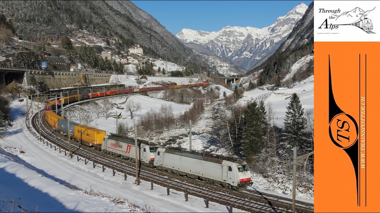Through the Alps - wintertime