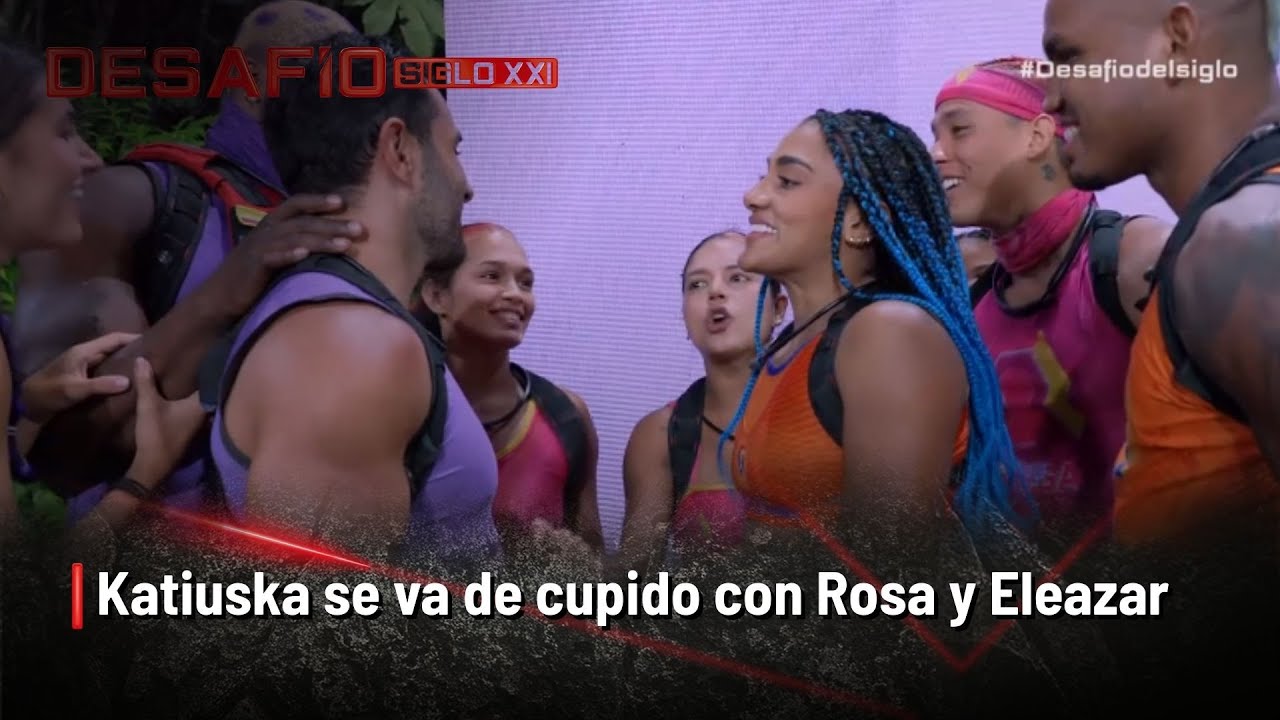 Katiuska se va de cupido con Rosa y Eleazar, ¿hay beso? | Desafío del Siglo