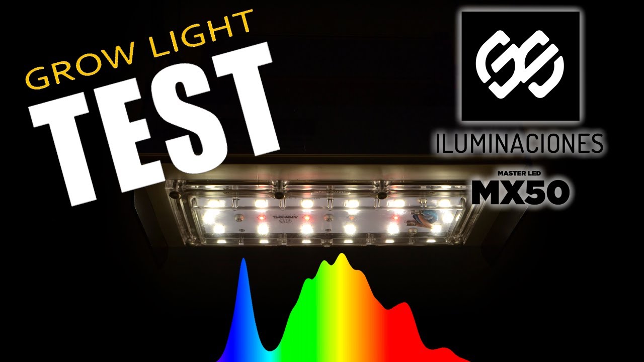- GROW LIGHT TEST - GS Iluminaciones Mx50