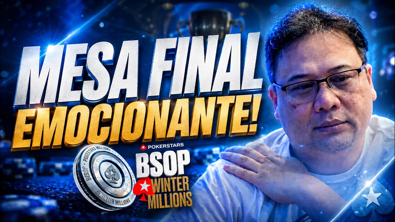 Melhores Momentos da MESA FINAL do MAIN EVENT do BSOP Winter Millions 2024!