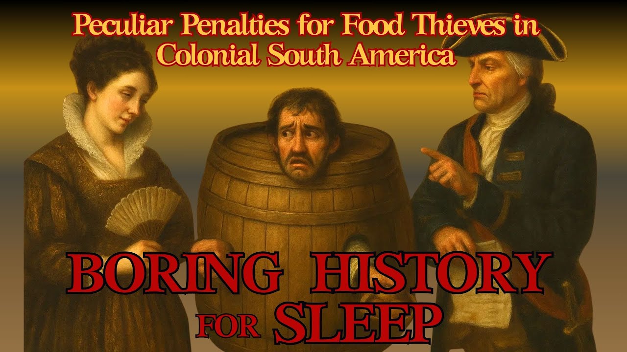 Boring History For Sleep| Peculiar Penalties for Food Thieves in Colonial South America