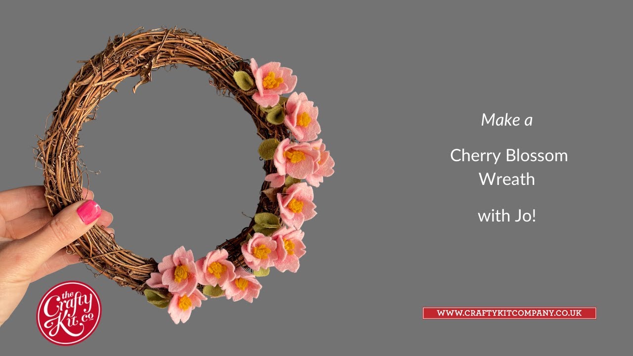 Make Cherry Blossom from Felt!