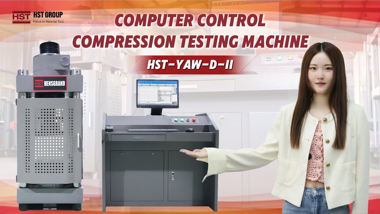 What machine is used for compressive strength of concrete?--Compression Testing Machine