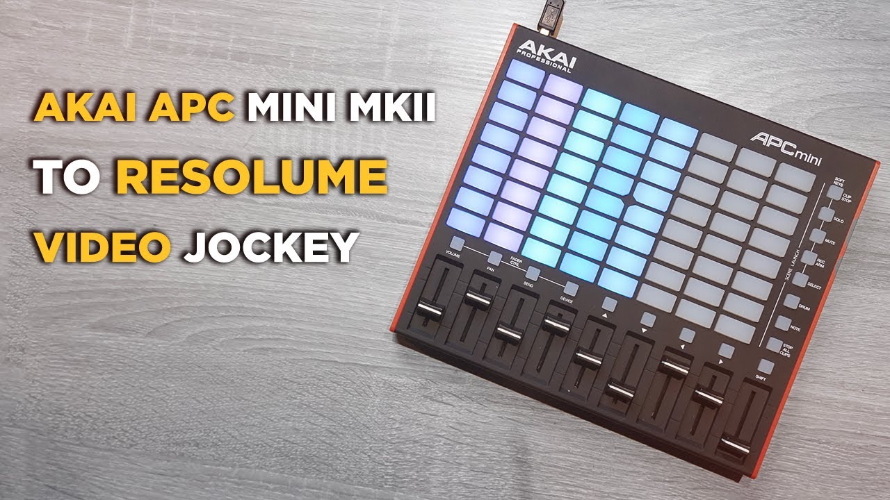 Tutorial Mapping Akai APC Mini MK2 di Software Resolume VJ Software