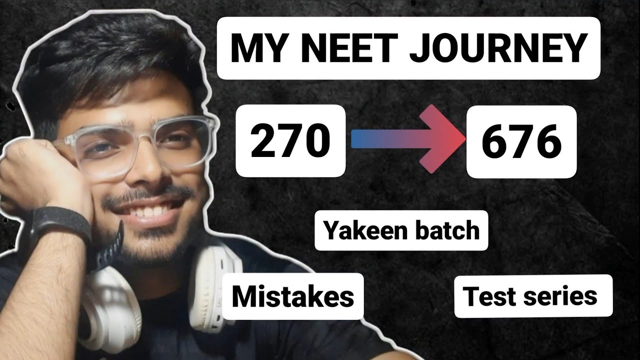 neet journey from 270 to 676/720 #neet2024 #mbbsmotivation #neet #neetjourney #vmmc