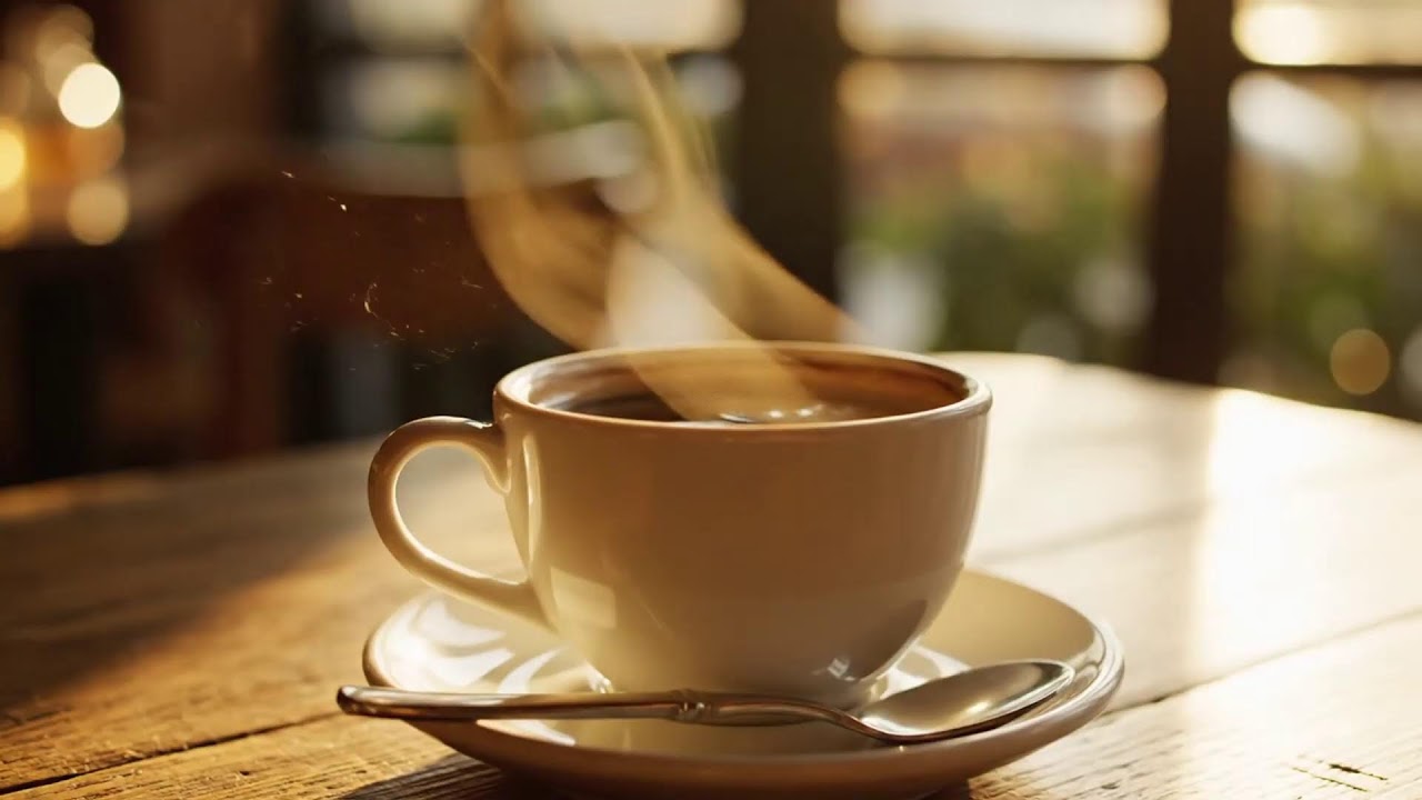 Soft Snowy Cafe Jazz ❄️ Relaxing Winter Piano Background for Work & Focus