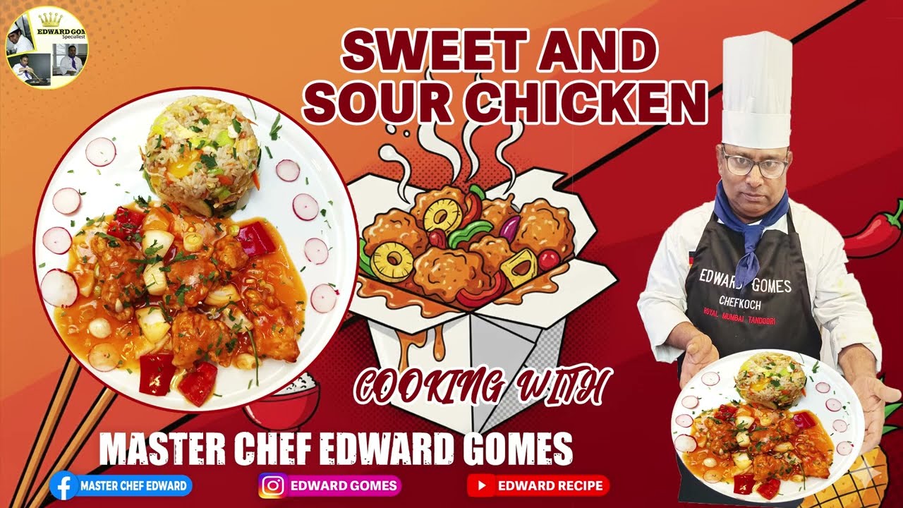 Restaurant Style Sweet & Sour Chicken | রেস্টুরেন্ট স্টাইল 🍽️🔥#AsianCuisine