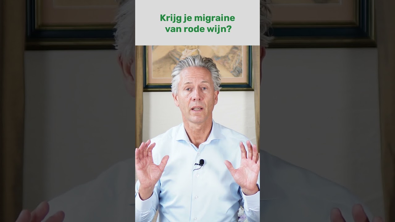 Krijg je migraine van rode wijn?