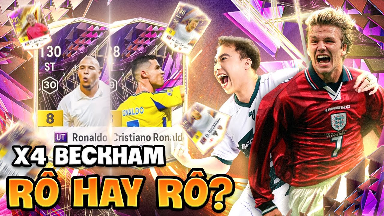 Vodka Quang | Đêm huyền ảo x4 Beckham one night & Ronaldo UT +8 đầu tiên mở được từ gói TOP