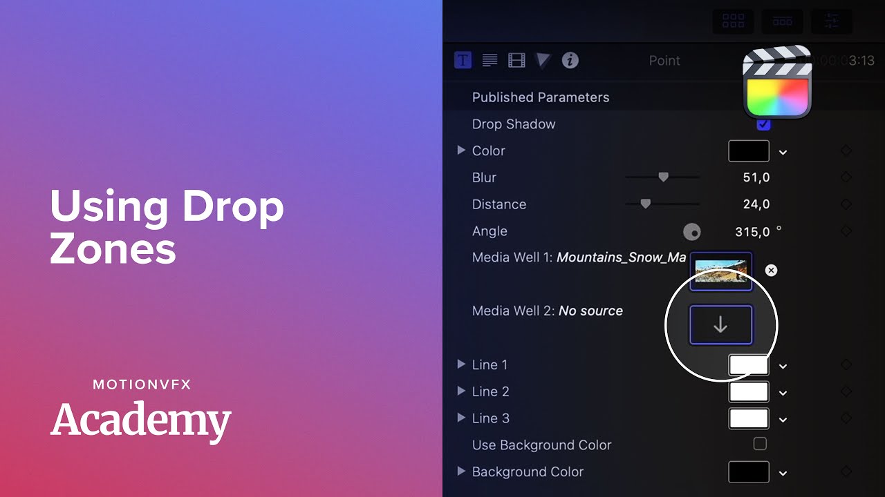 Using drop zones in FCP — Final Cut Pro Lesson 14 - MotionVFX Academy