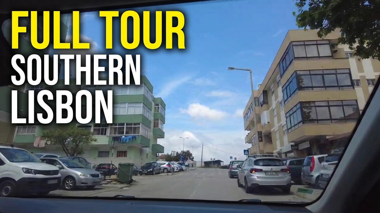 Driving Tour Margem Sul , Southern part of Lisbon Portugal