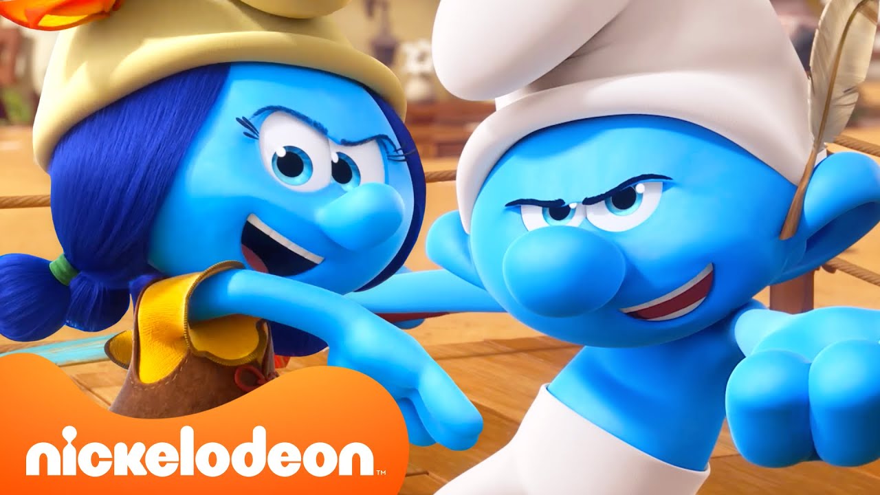 Smerfy | Smerfy Rywalizują ZE SOBĄ przez 90 Minut Z rzędu 💥 | Nickelodeon Polska