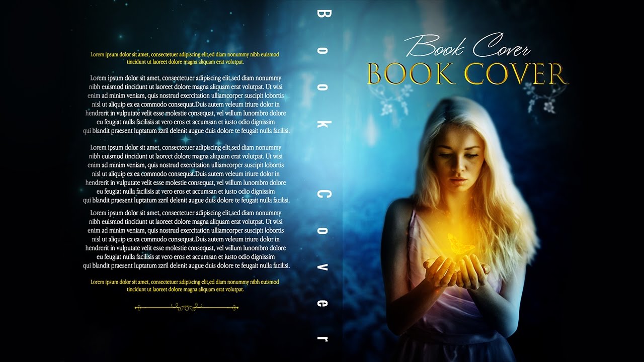 Photoshop Tutorials - Book cover Fantasy  : Full Tutorial